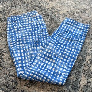 Lilly Pulitzer Blue and White Skinny Pants